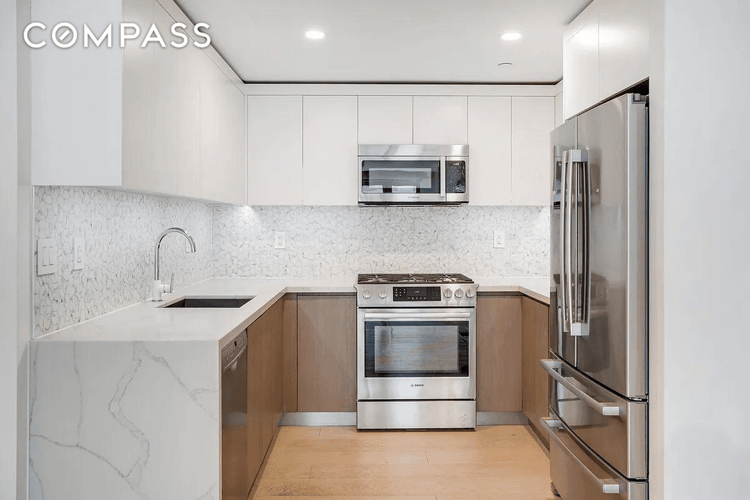 Apartment 8C is a thoughtfully designed one bedroom residence that balances clean, modern finishes with a layout that truly lives well.