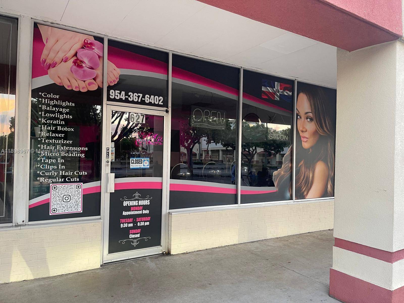 Turnkey profitable beauty salon opportunity in a high traffic area of Hollywood !