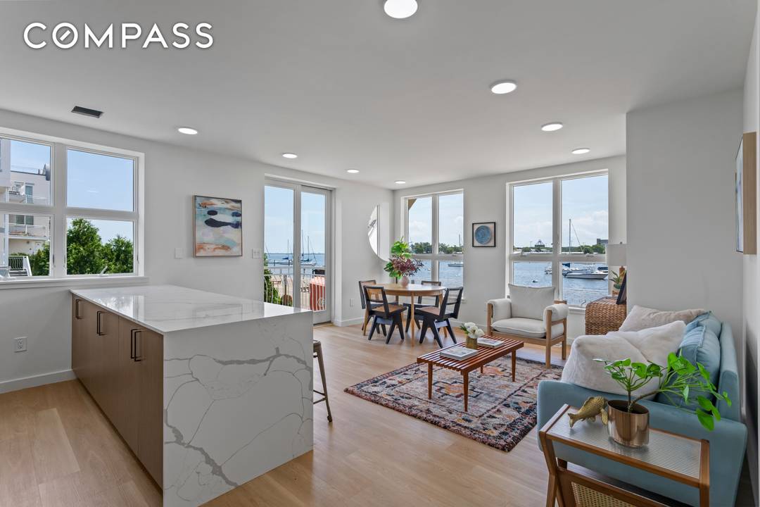 Welcome to this rare 2 bedroom, 3 bathroom duplex residence with two additional home office rooms, offering 2, 207 square feet of refined living space and direct waterfront views, located ...