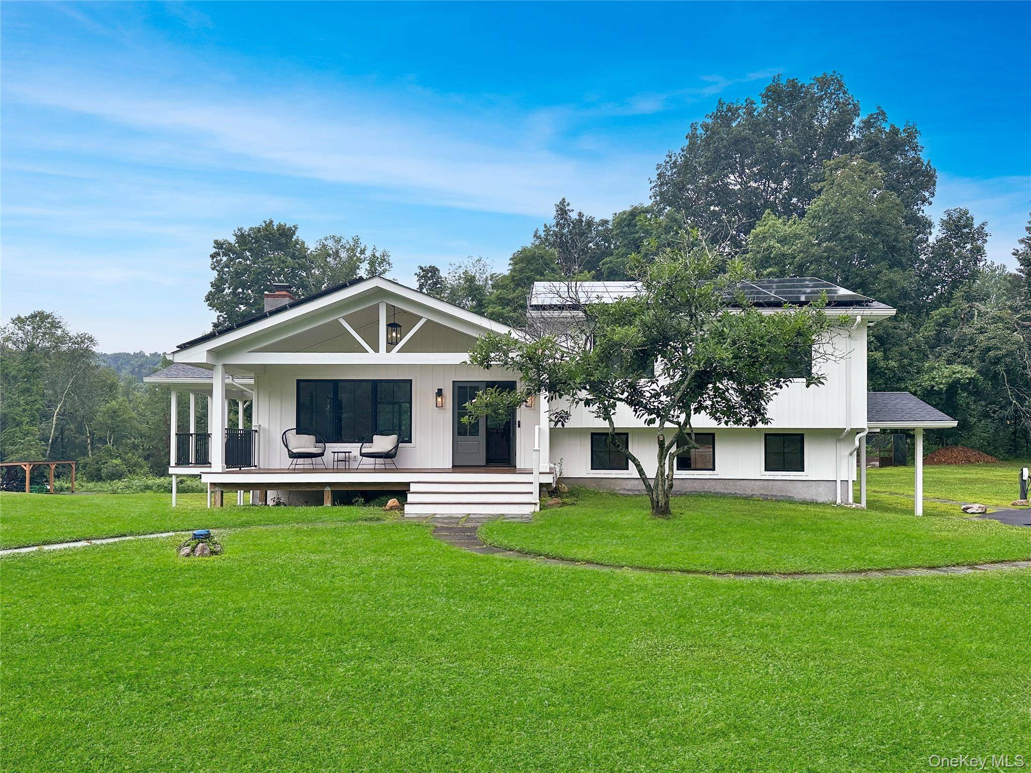 This completely reconstructed 2022 modern farmhouse is available for rent, offering over seven acres of lush forest and rolling meadows with unmatched privacy just five minutes from the vibrant main ...