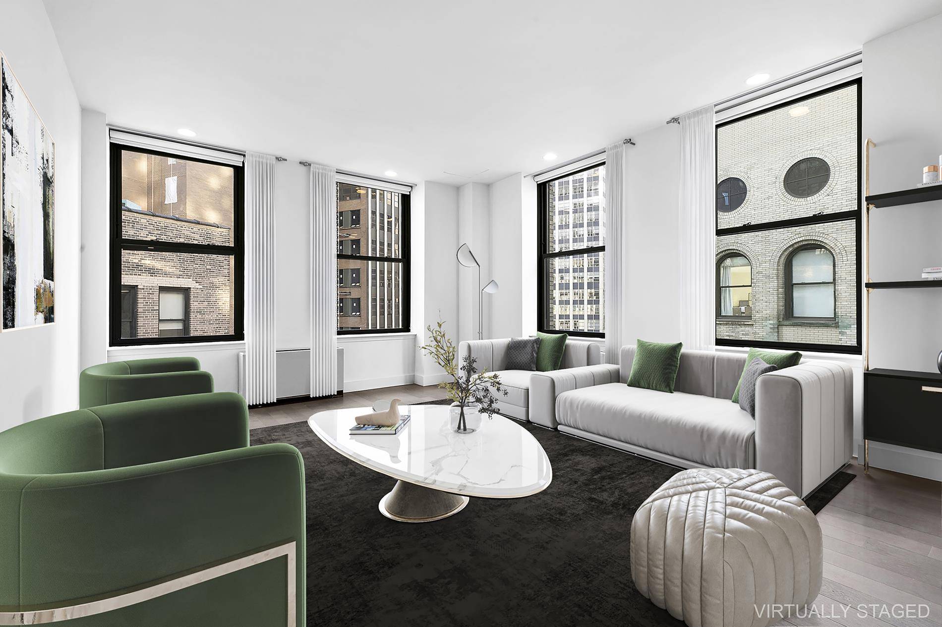 Luxurious Two Bedroom Residence at Broad Exchange BuildingDiscover urban elegance and contemporary luxury at its finest in Residence 7S of the prestigious Broad Exchange Building.