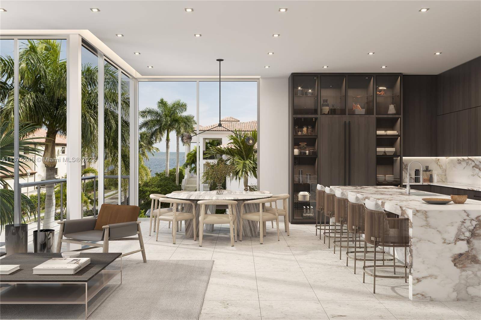 Modern sophistication of the Big City paired with the cool serenity of Coconut Grove s waterfront streets ; this new construction home by Luxom Developments has it all.