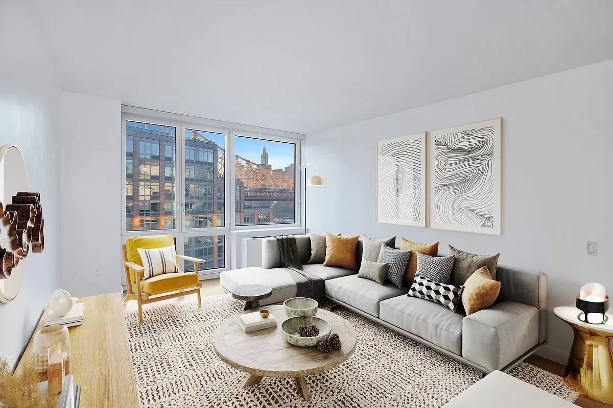 This spectacular One Bedroom One Bath home with a panoramic open views of the Bridge, River and Manhattan skyline is featuring high end finishes, floor to ceiling windows, Washer amp ...