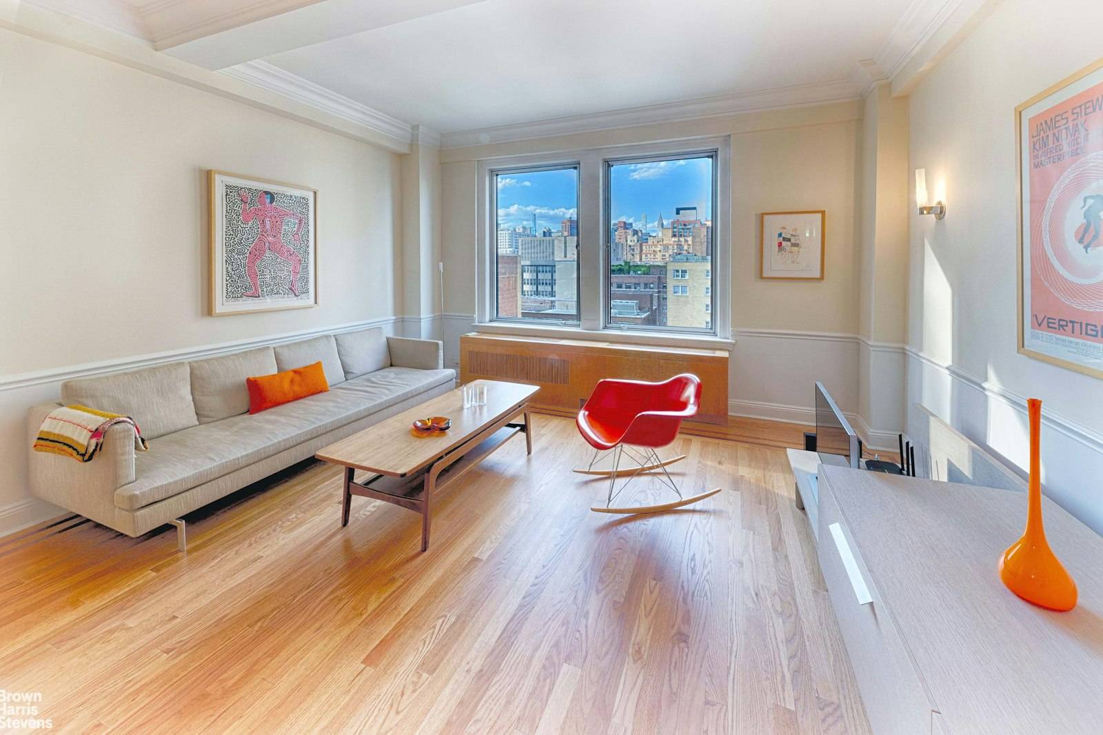 Views, Views and More1st Open House this Sunday June 16th By Appointment Spacious, sun filled one bedroom with North and West views highlighted by the Empire State and Chrysler buildings.