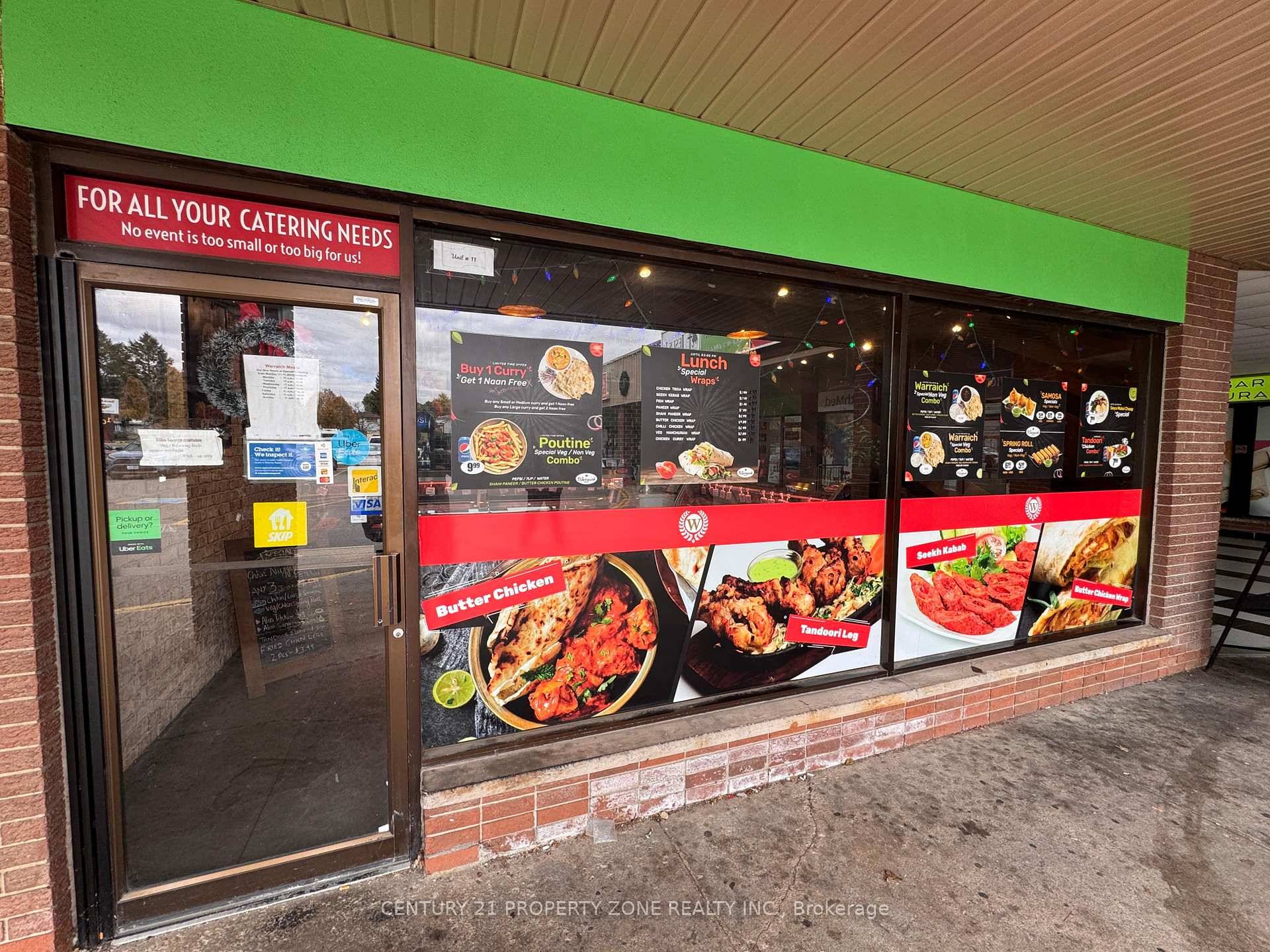 Excellent opportunity to own a well established franchise Indian meat shop amp ; restaurant in abusy Kitchener plaza.