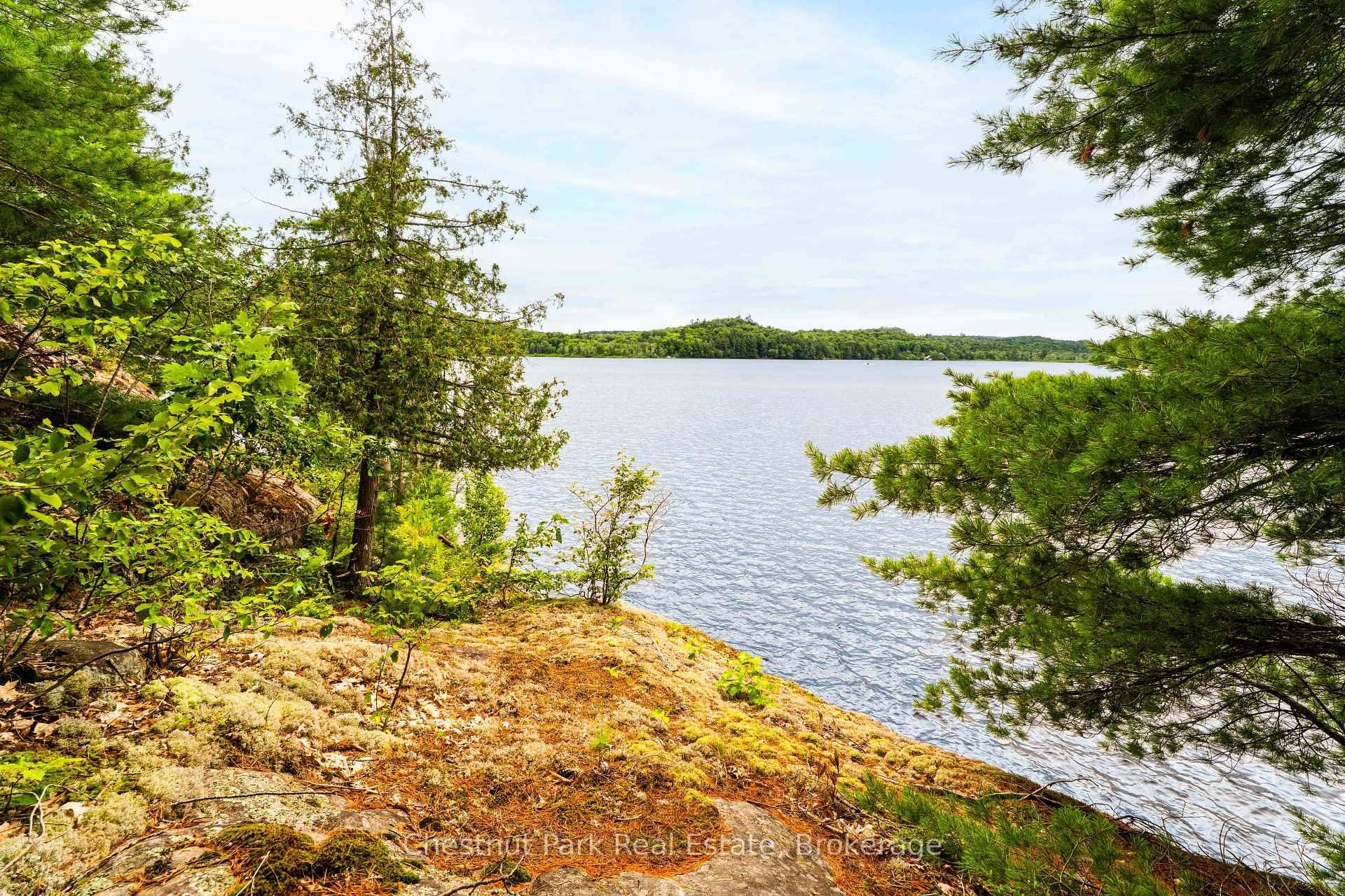 540 feet of granite shoreline, with deep and shallow clear water.