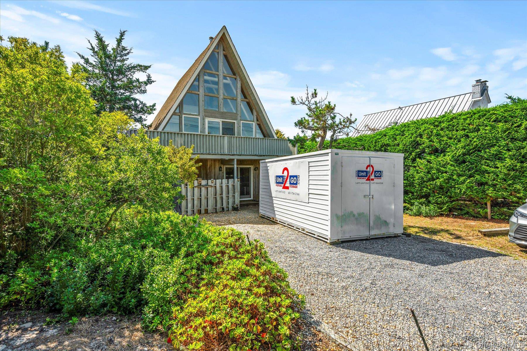 Nestled south of the highway in the coveted Napeague Dunes, this 3 bedroom, 2 bath A frame beach house offers the perfect blend of comfort, character, and potential.