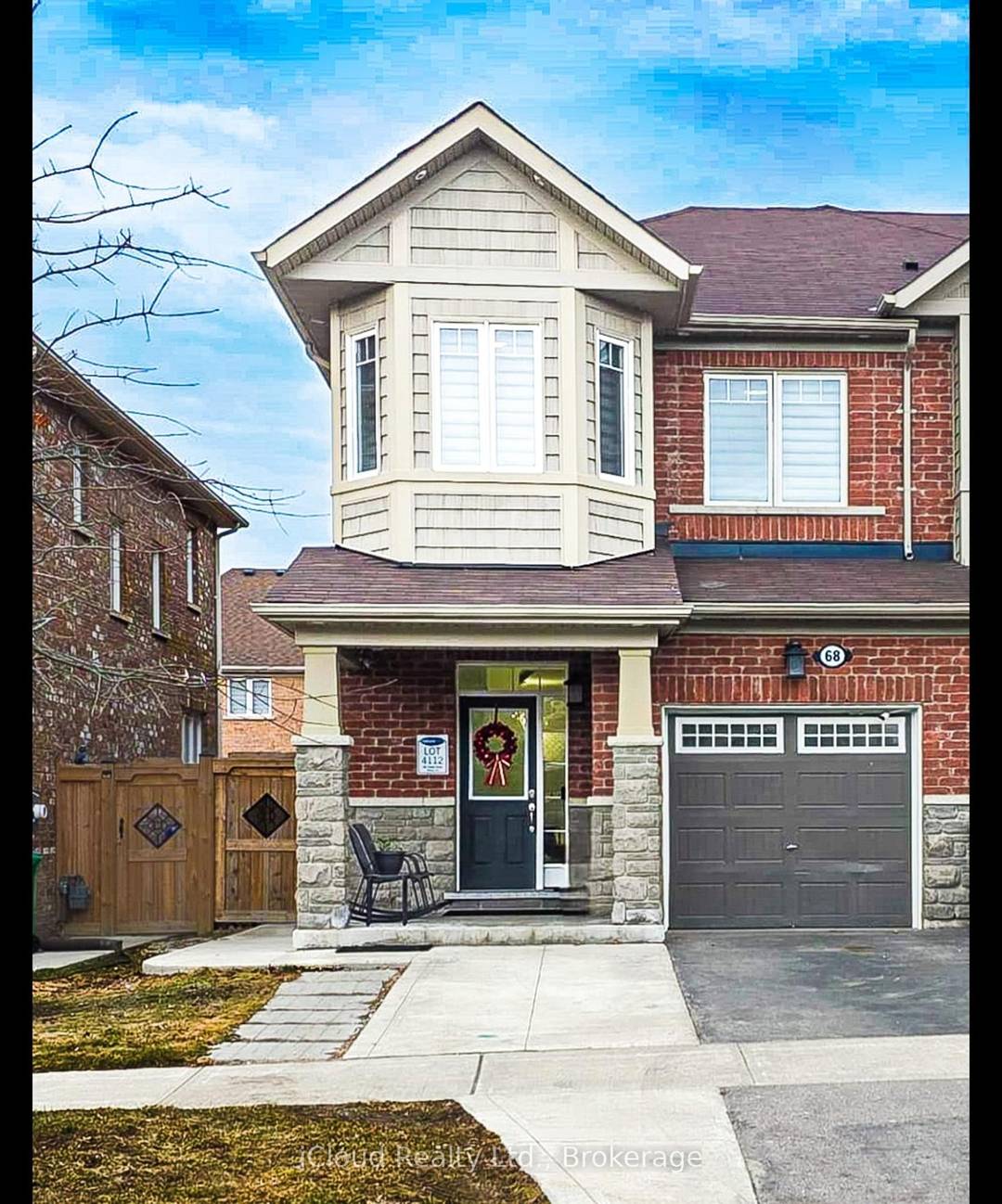 Welcome to beautifully maintained end unit freehold townhouse that feels like a semi in highly sought after community of Southfield in Caledon.