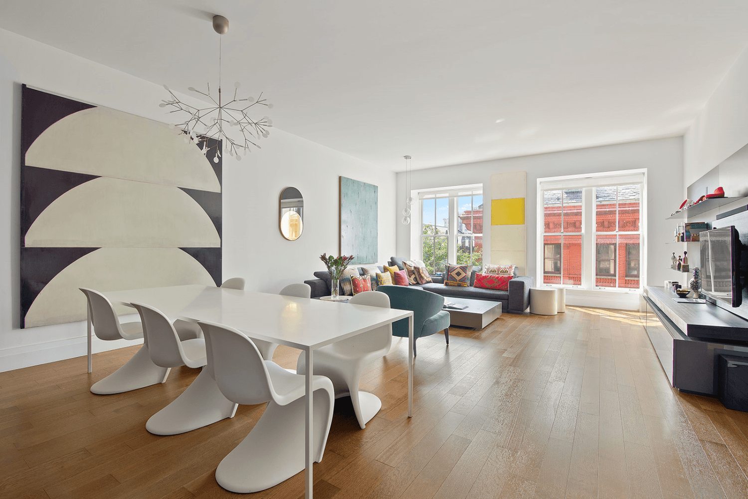 Designer duplex in the heart of Brooklyn Heights available for the first time ever since the sponsor sale.