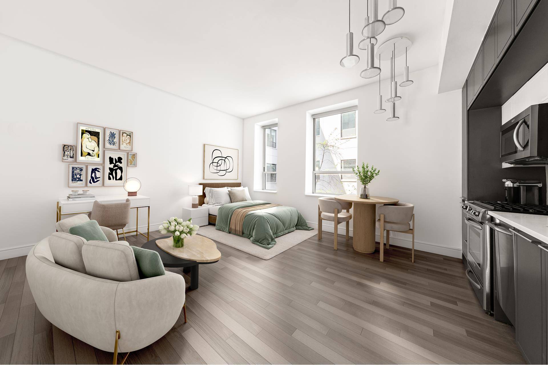 Welcome to Residence 207 at Nine52, where exceptional craftsmanship and elevated design come together to create a true New York sanctuary.