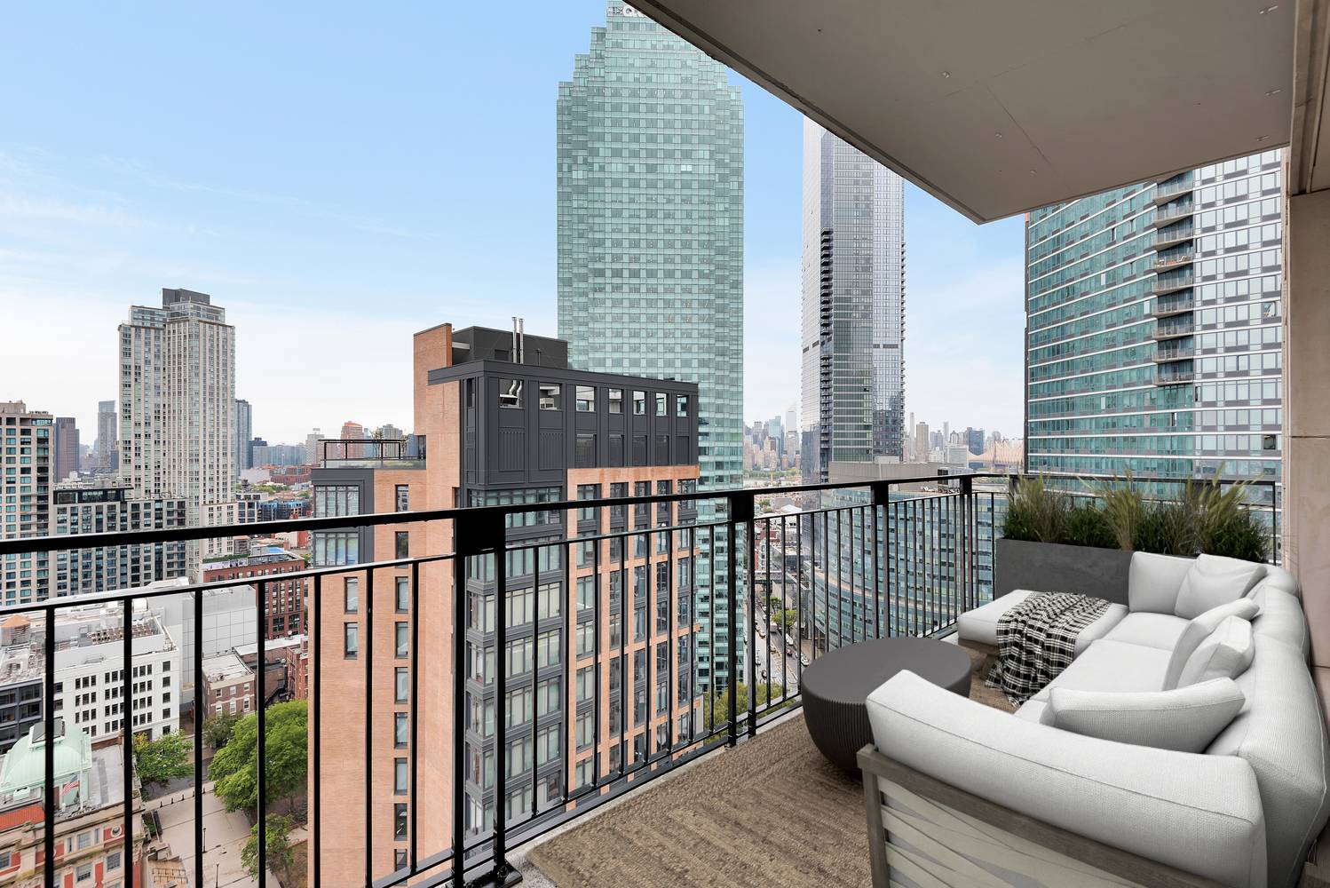 Incredible RARE TAX ABATED 2 Bedrooms 2 Baths with XL balcony with direct views of the city !