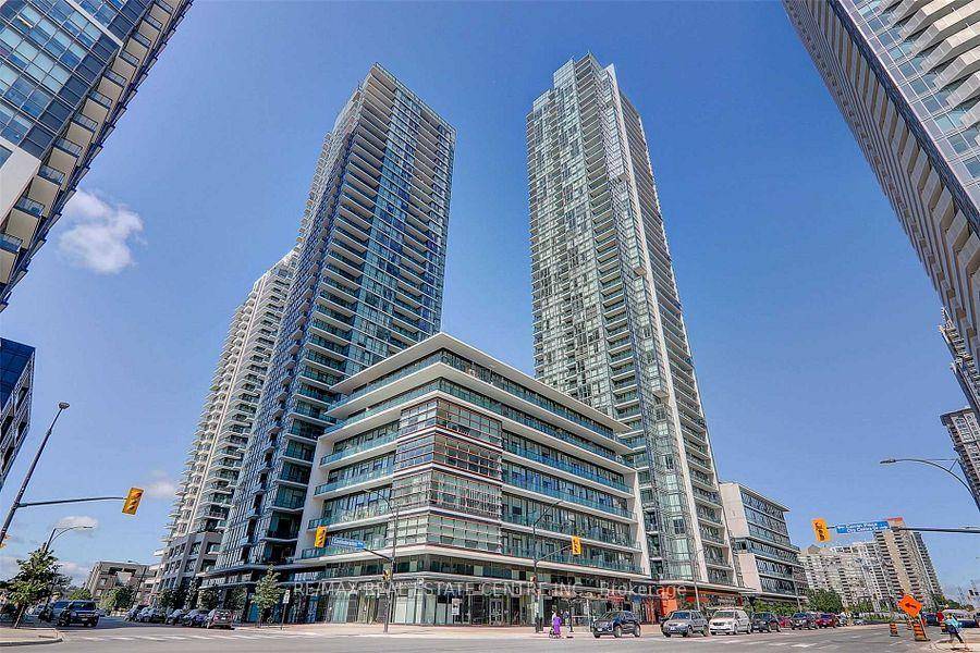Spacious Corner Unit with 2 bedrooms, 2 bathrooms, 1 parking space, and 1 locker in the heart of City Centre Mississauga.