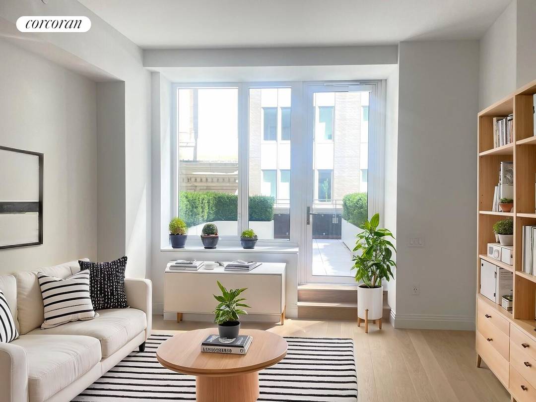 MORE THAN A STUDIO A DOWNTOWN SANCTUARY WITH A PRIVATE TERRACE Welcome to Residence 817 at One Wall Street, an oversized 700 SF alcove studio that lives more like a ...