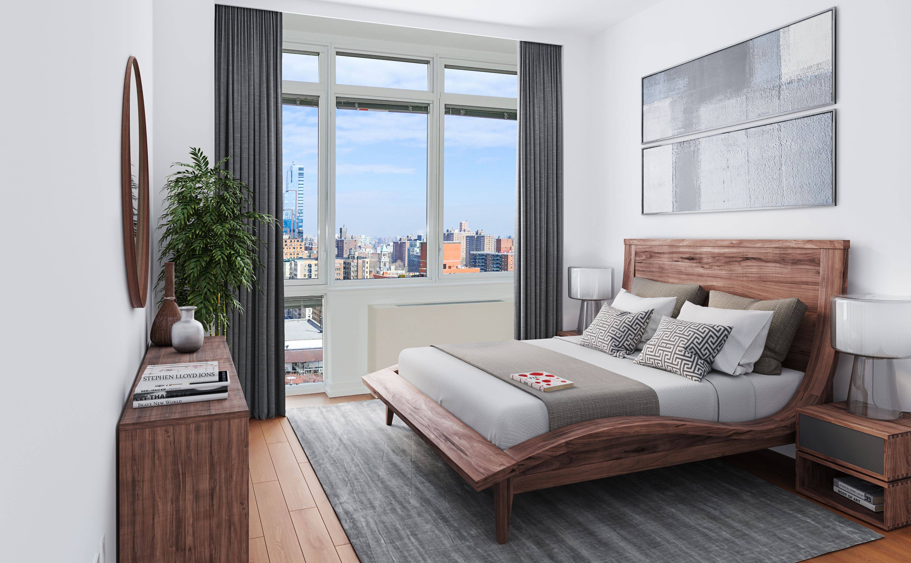 LIMITED TIME ONLY, 1 MONTH OP AND 1 MONTH FREE Great 2 bedroom apartment 3 view exposures, over sized kitchen with pass thru eating bar, split bedrooms, two windowed bathrooms, ...