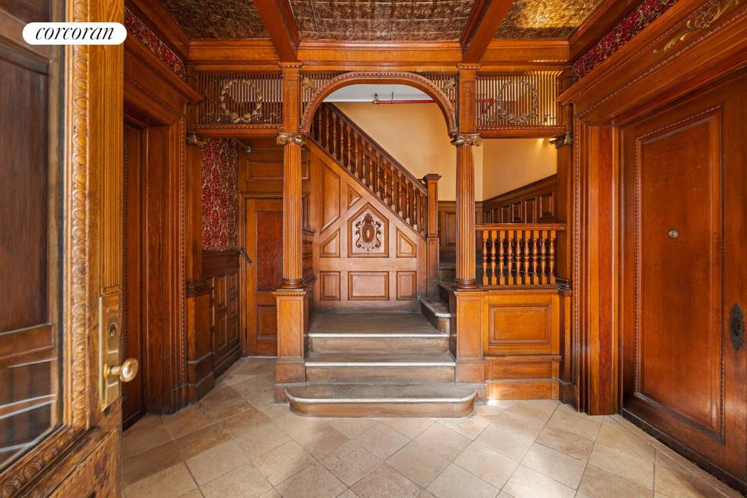 Set on one of Brooklyn's most coveted tree lined streets, this magnificent Romanesque Revival limestone stands as a testament to the craftsmanship and ambition of late 19th century Brooklyn.