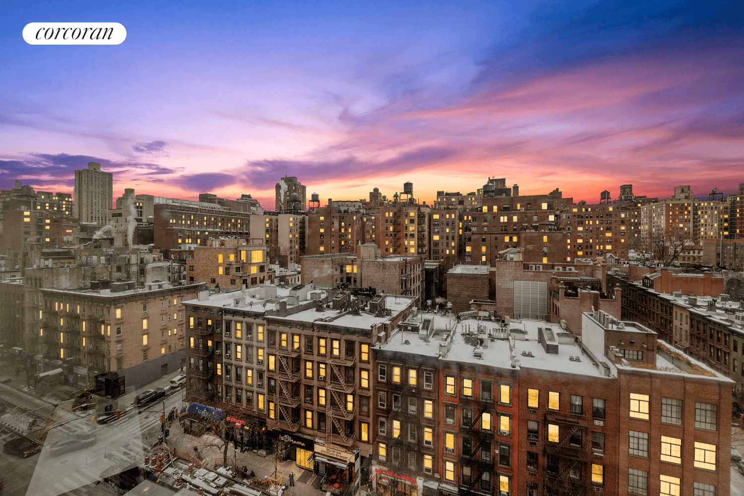 Sunset Lover ! Welcome to this elegant one bedroom home offers sunset view from its west south exposure over the Carnegie Hill Historic District.