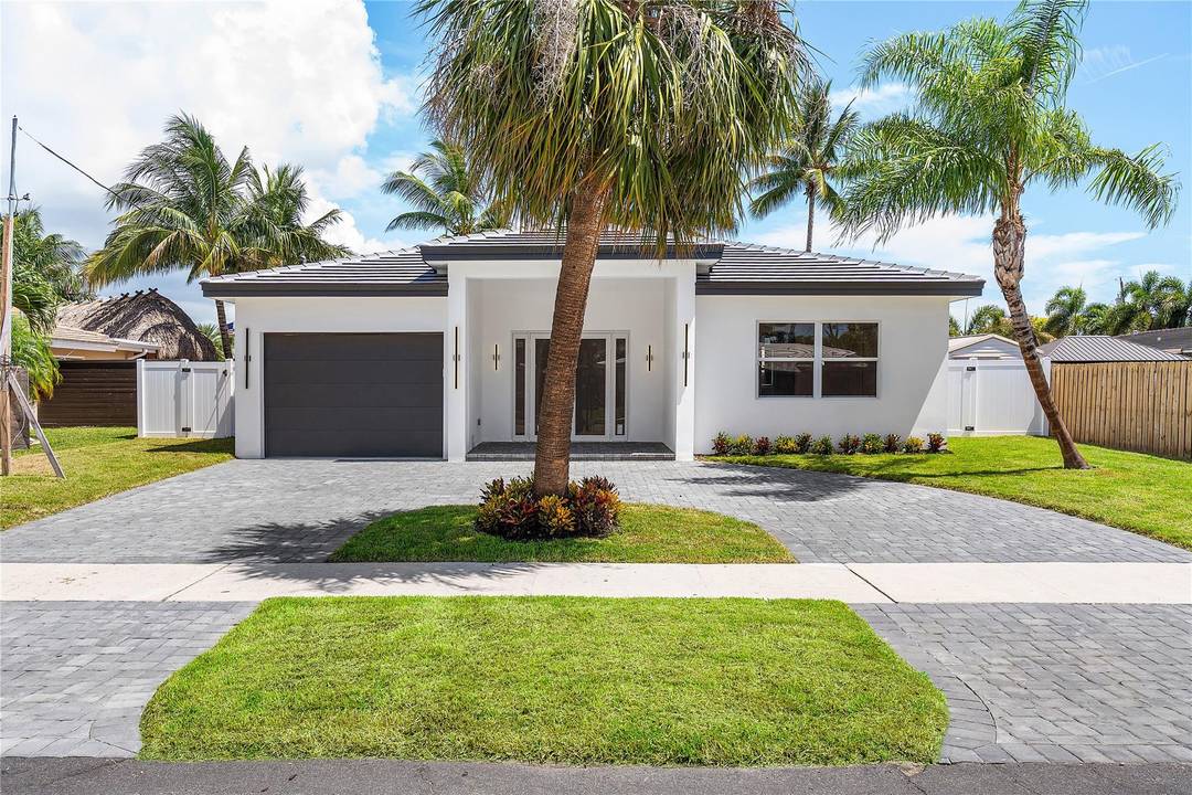 Nestled in the heart of Garden Isles, this new construction waterfront residence offers 50 feet of pristine water frontage with direct Intracoastal access.