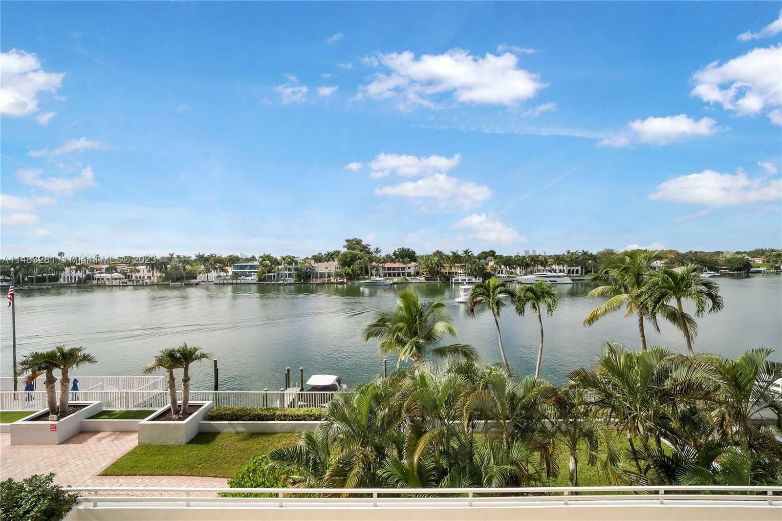 The oversized balcony provides stunning views of endless sunsets.