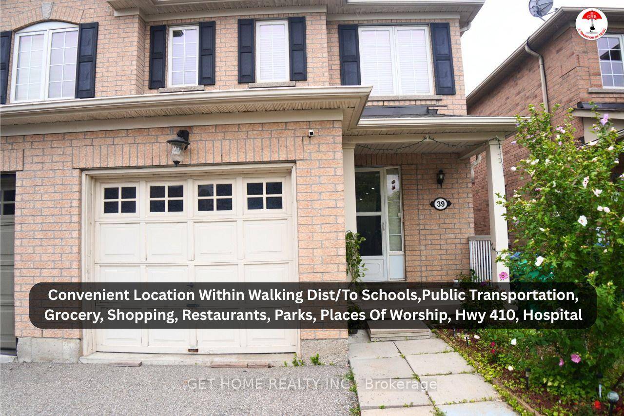 This Modern, Large Semi Is Located In A well Sought After Area Of Heart Lake West.