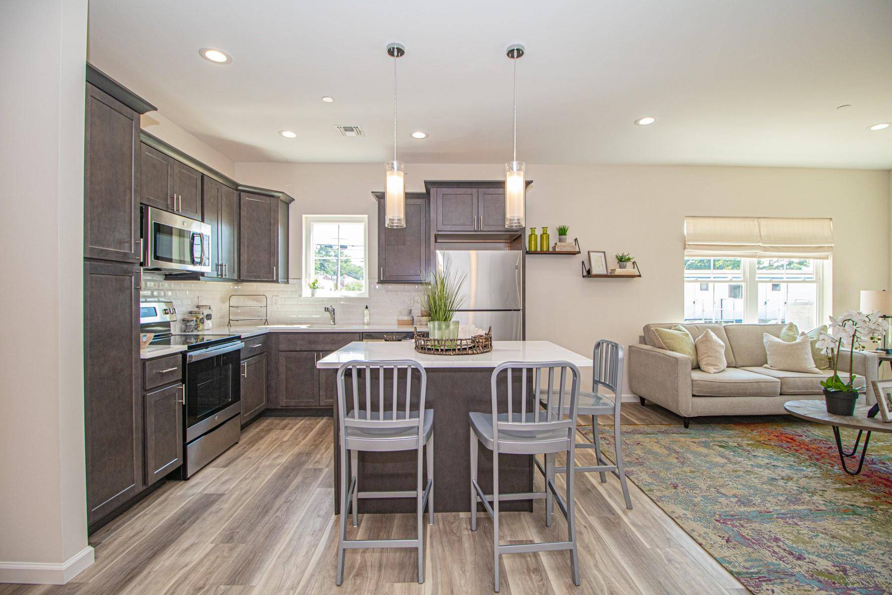 Beautiful two bedroom two bath first floor unit.