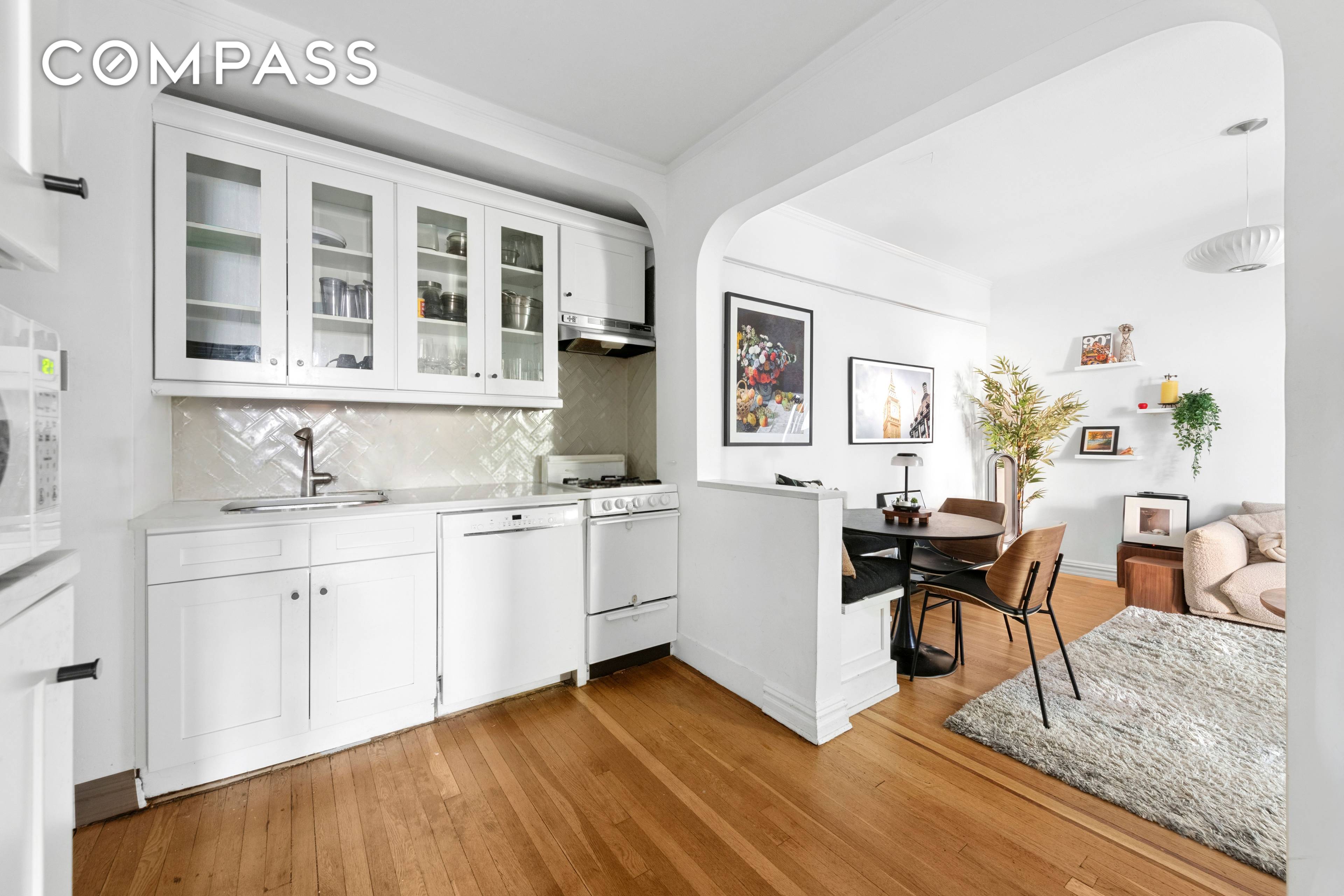 Move in ready, flexible two bedroom layout in a rare, amenity rich co op building in Windsor Terrace.