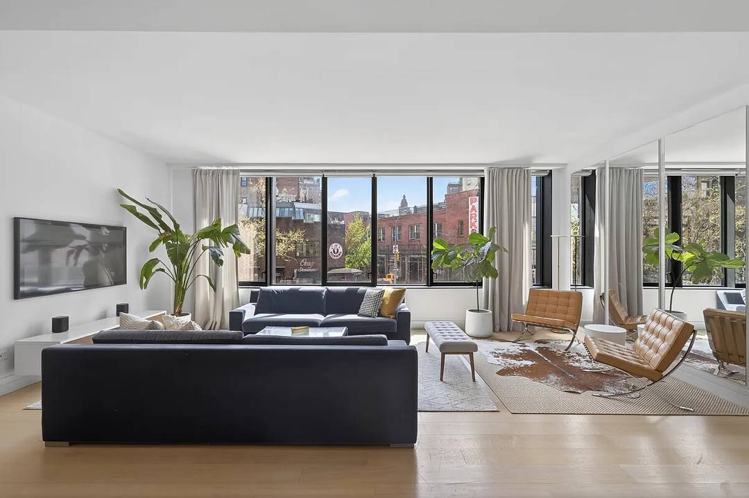 A full floor residence at 175 West 10th Street, this 3 bedroom, 3.