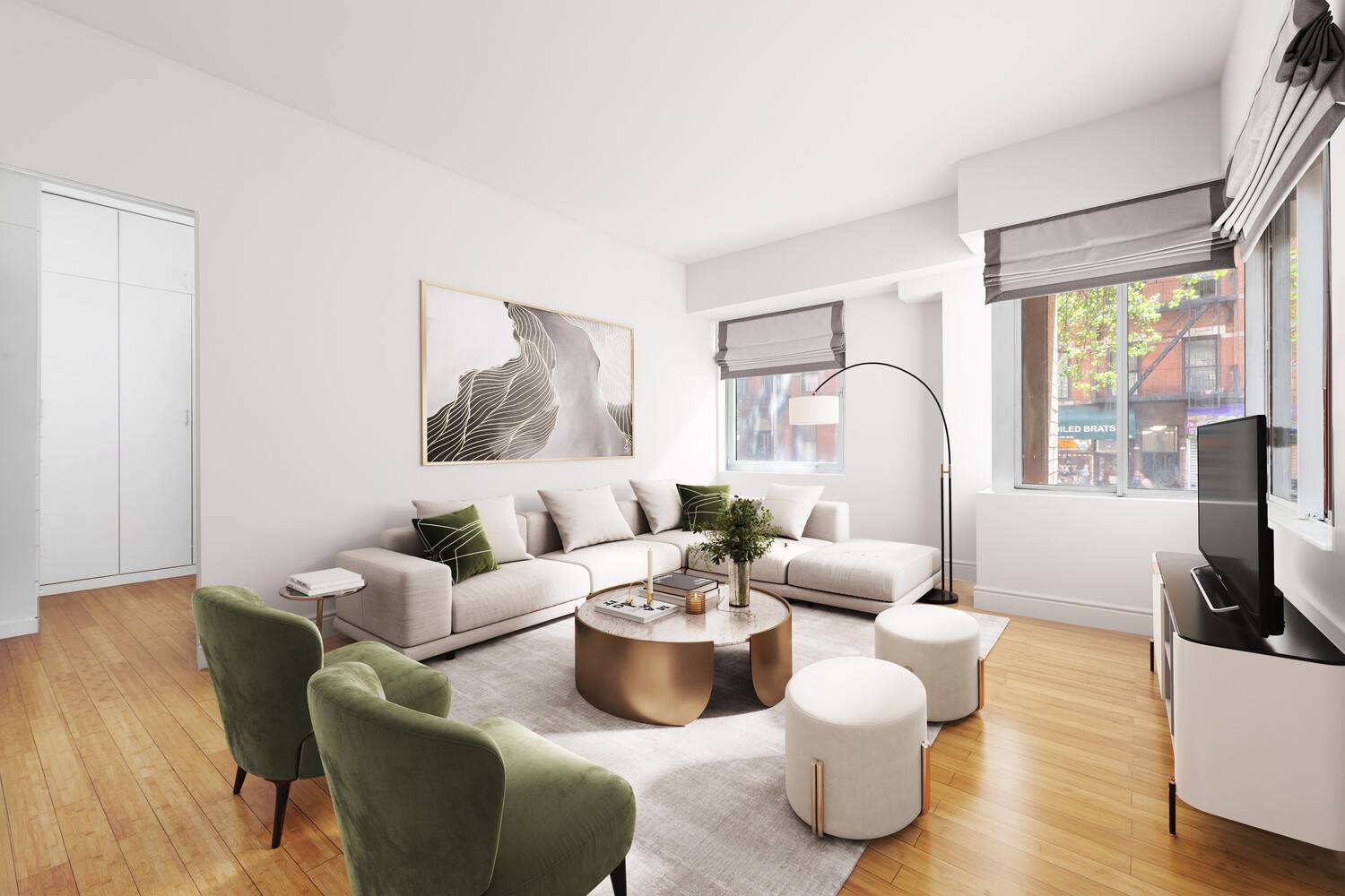 Townhouse Living with Condo Services in Midtown West Welcome to 363 West 49th Street a spacious 850 sq.