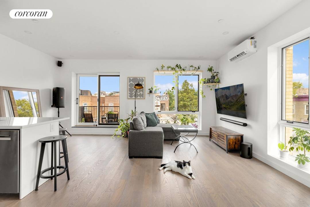 Bushwick 2 bed 1. 5 bath beckons with private outdoor space on 3 levels !