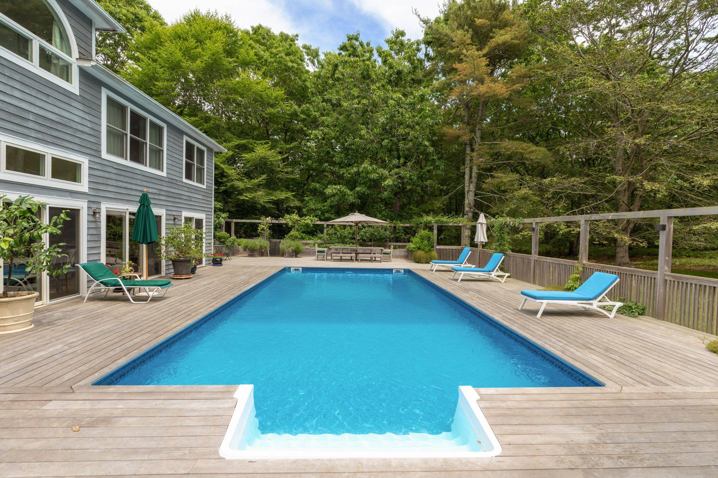 Pool and Tennis in a provate Bridgehampton Oasis