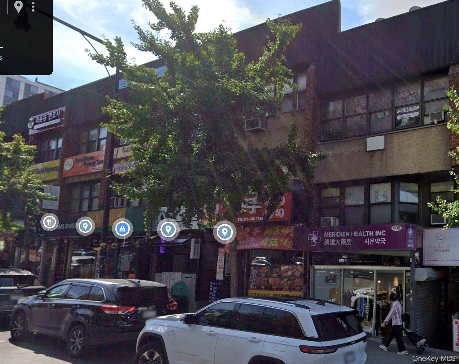 Prime 1st floor commercial space for lease at 36 20 Union St, Flushing, NY 11354.