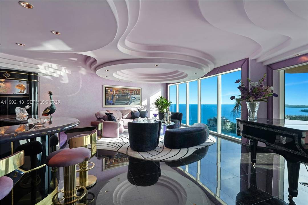 CASA DISCO IN THE SKY HIGH GLAMOUR ART DECO REVIVAL WITH WRAPAROUND UNOBSTRUCTED VIEWS OF THE CITY, OCEAN amp ; BAY BY ARNOLD SCHULMAN AT THE NEWLY RENOVATED PORTOFINO TOWER ...