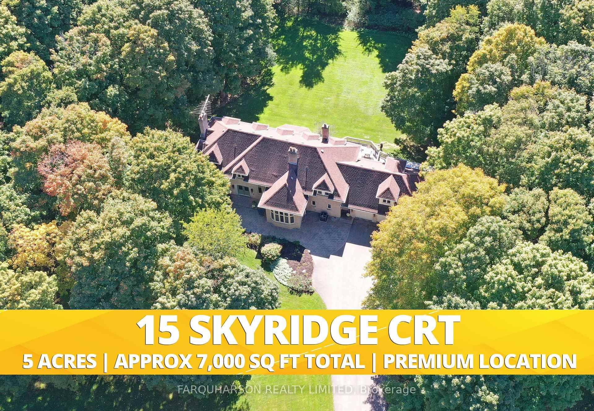 15 Skyridge Crt Offering 5 Acres Approximately 7, 000 Sq Ft Total Mature Forest Stream amp ; a Premium Location.