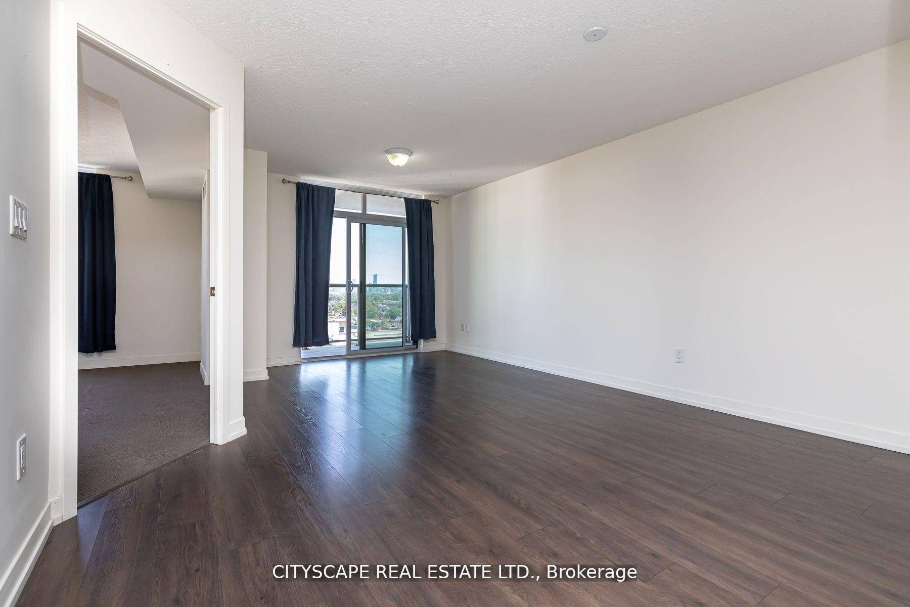 Bright sunlight filled one bedroom den unit at Upside Condos in the junction triangle.