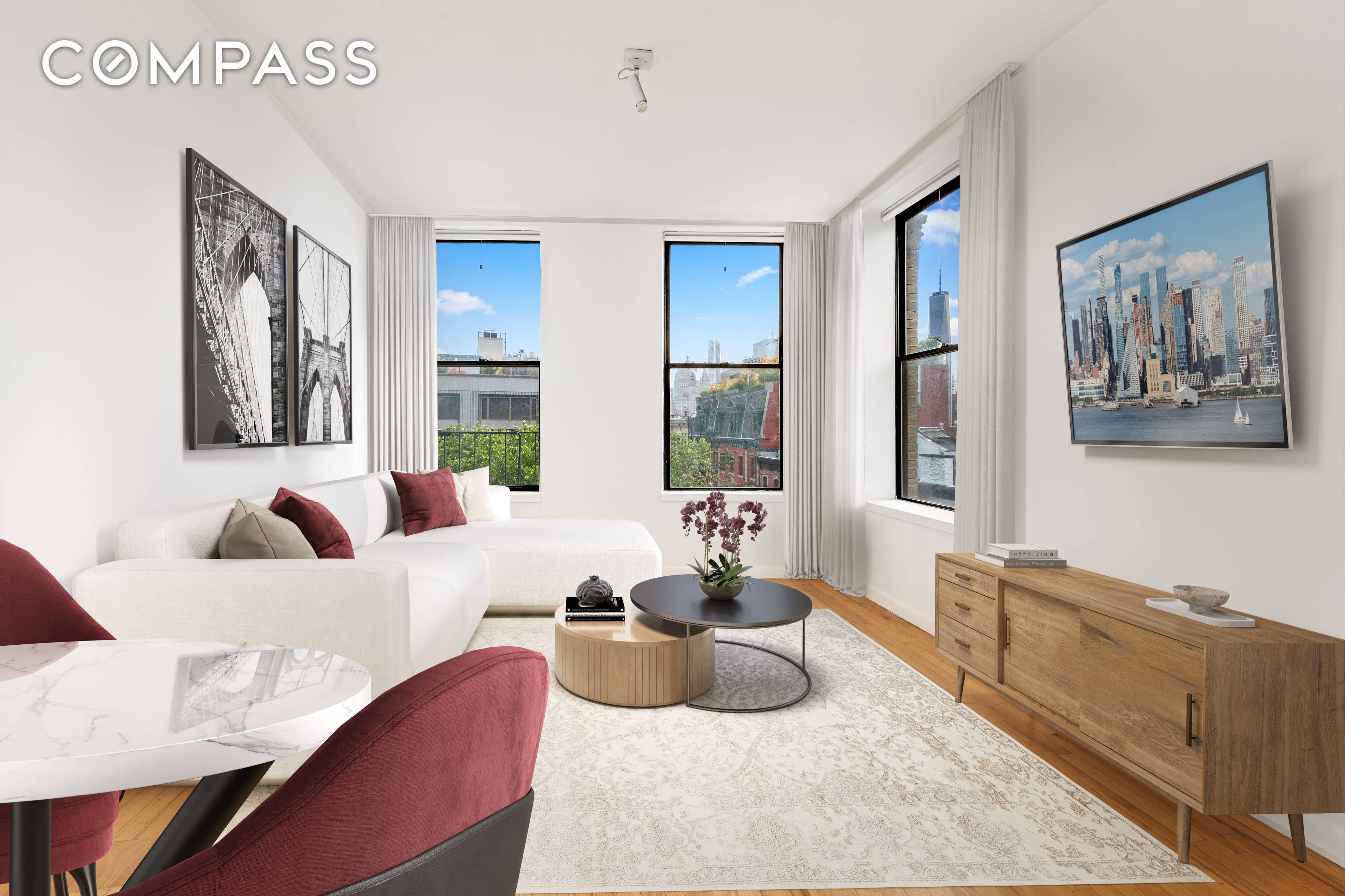 VIEWS. LIGHT. LOCATION. SUBLET FROM DAY 1.