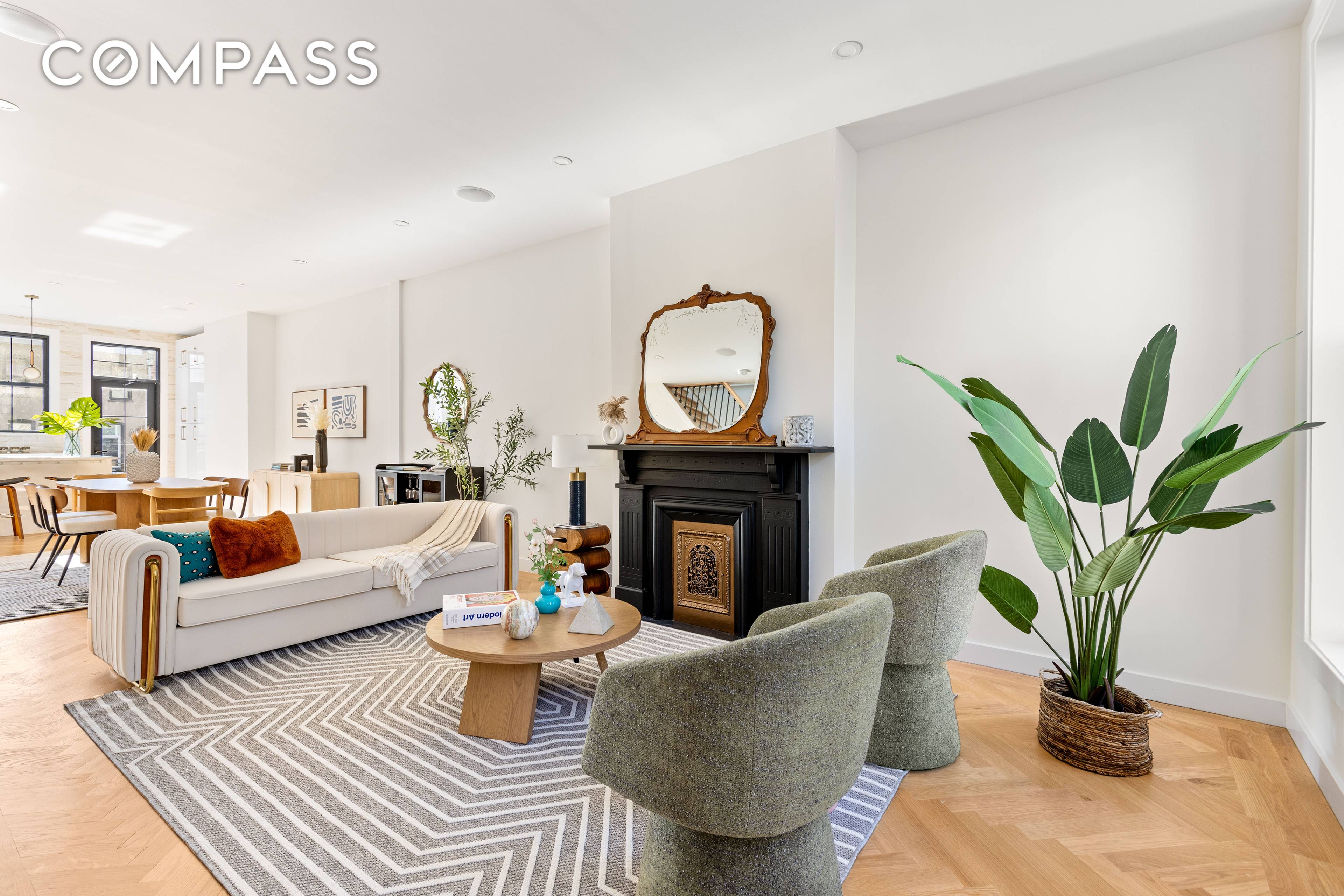 Open House No Appointment Needed Welcome to 662 Decatur St, a stunningly renovated 2 family townhouse, offering a perfect fusion of modern convenience and timeless elegance.