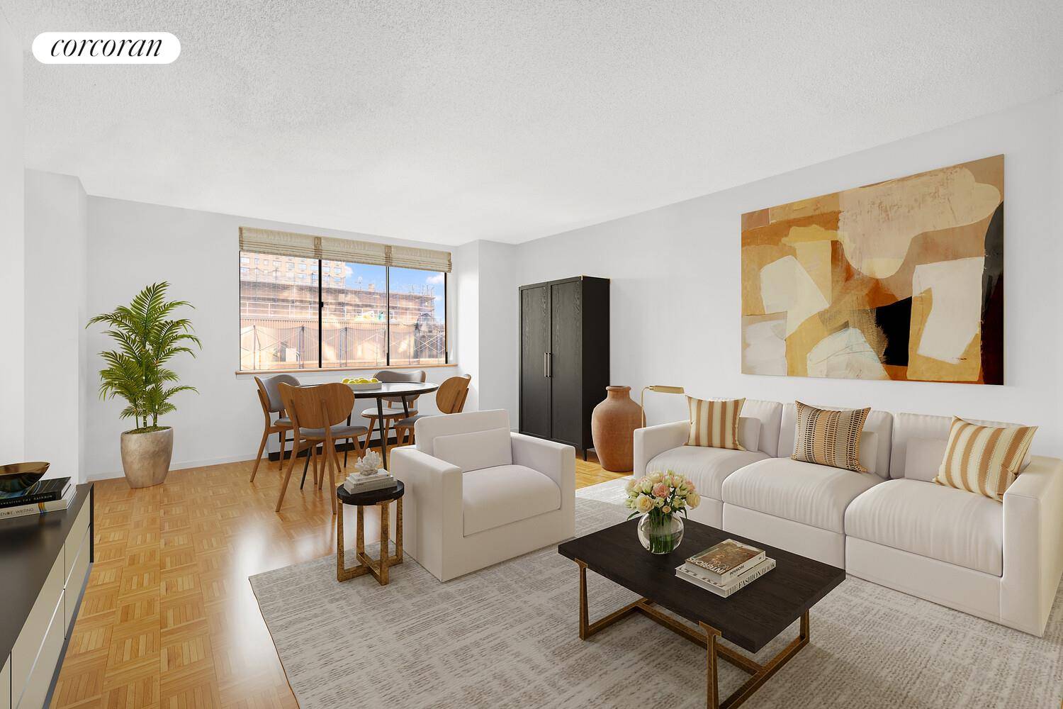 Experience the best of Upper West Side living in this Park Block, sun filled Junior 1 residence located within a prime full service condominium.