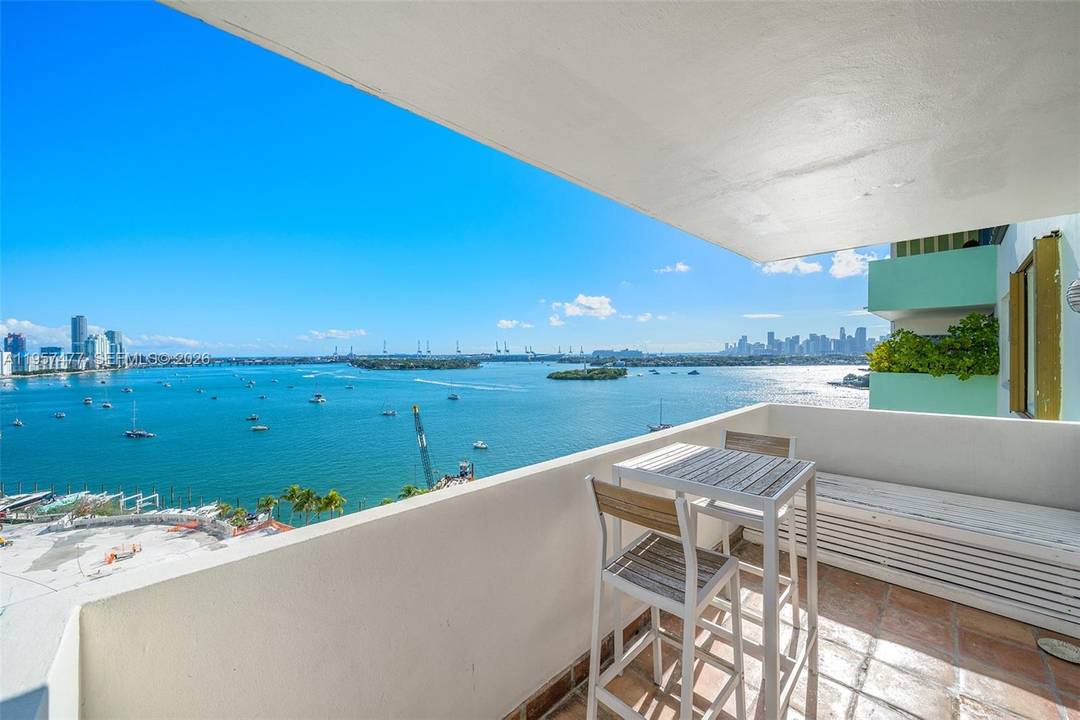 Rarely available Lower Penthouse on Belle Isle offering jaw dropping views of Biscayne Bay.