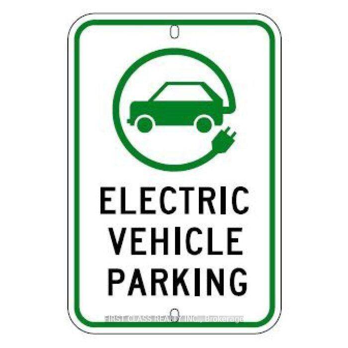 EV parking space available for lease at 425 Front St E Canary House.