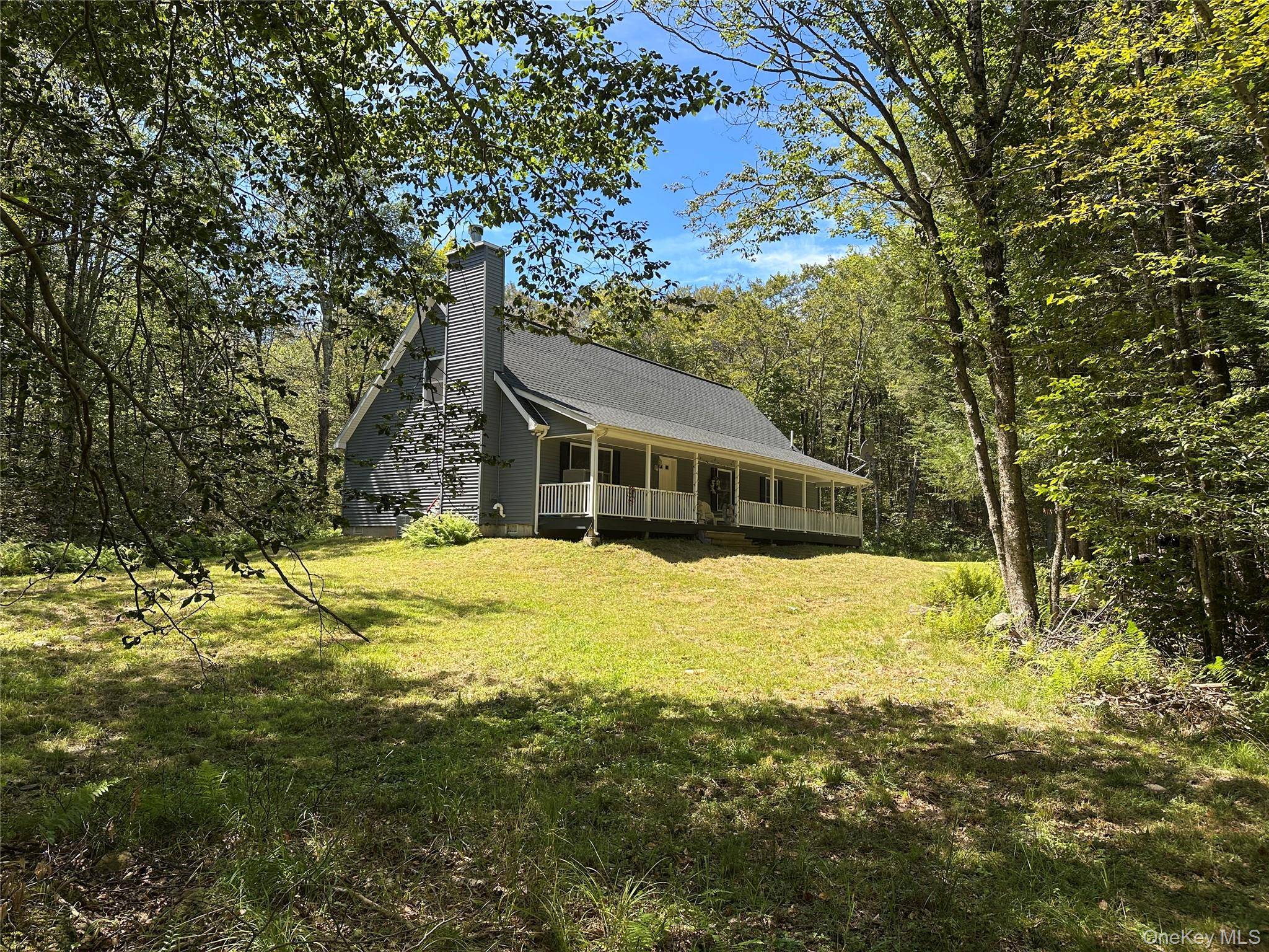 Sitting on 30 Livingston Manor acres is this large three bedroom cape cod.