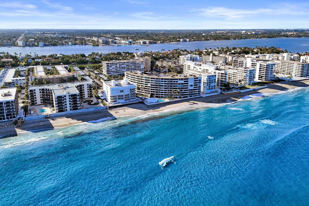 Experience oceanfront living in this updated 2 bedroom, 2 bath residence at the Mayfair House, offering both ocean and Intracoastal views.