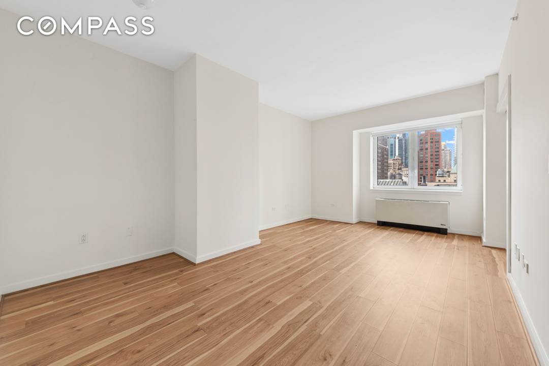 Experience the pinnacle of Manhattan elegance in this sun drenched one bedroom residence, where timeless architectural character meets modern metropolitan luxury.