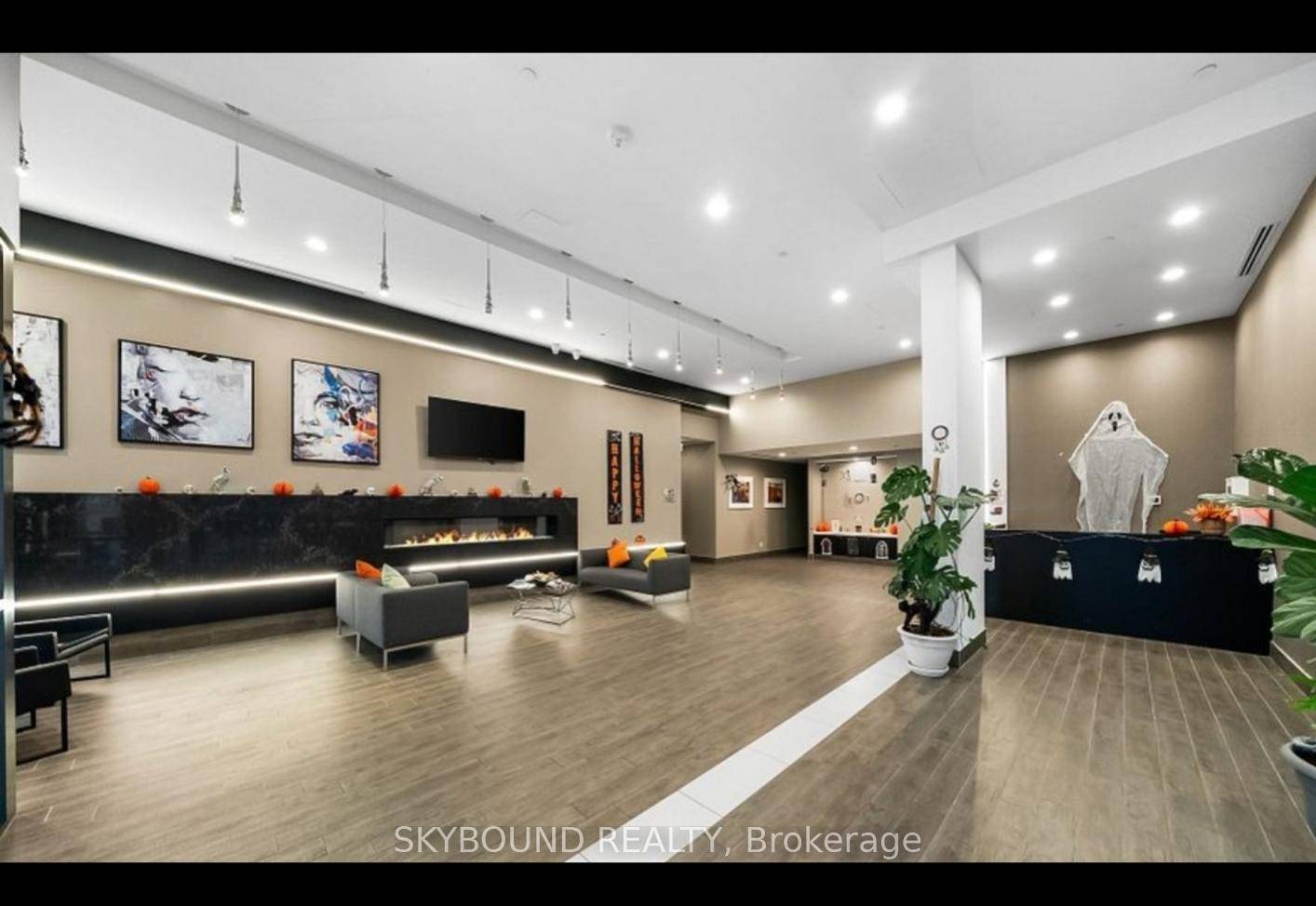 Steps to the GO Train amp ; Subway Station.