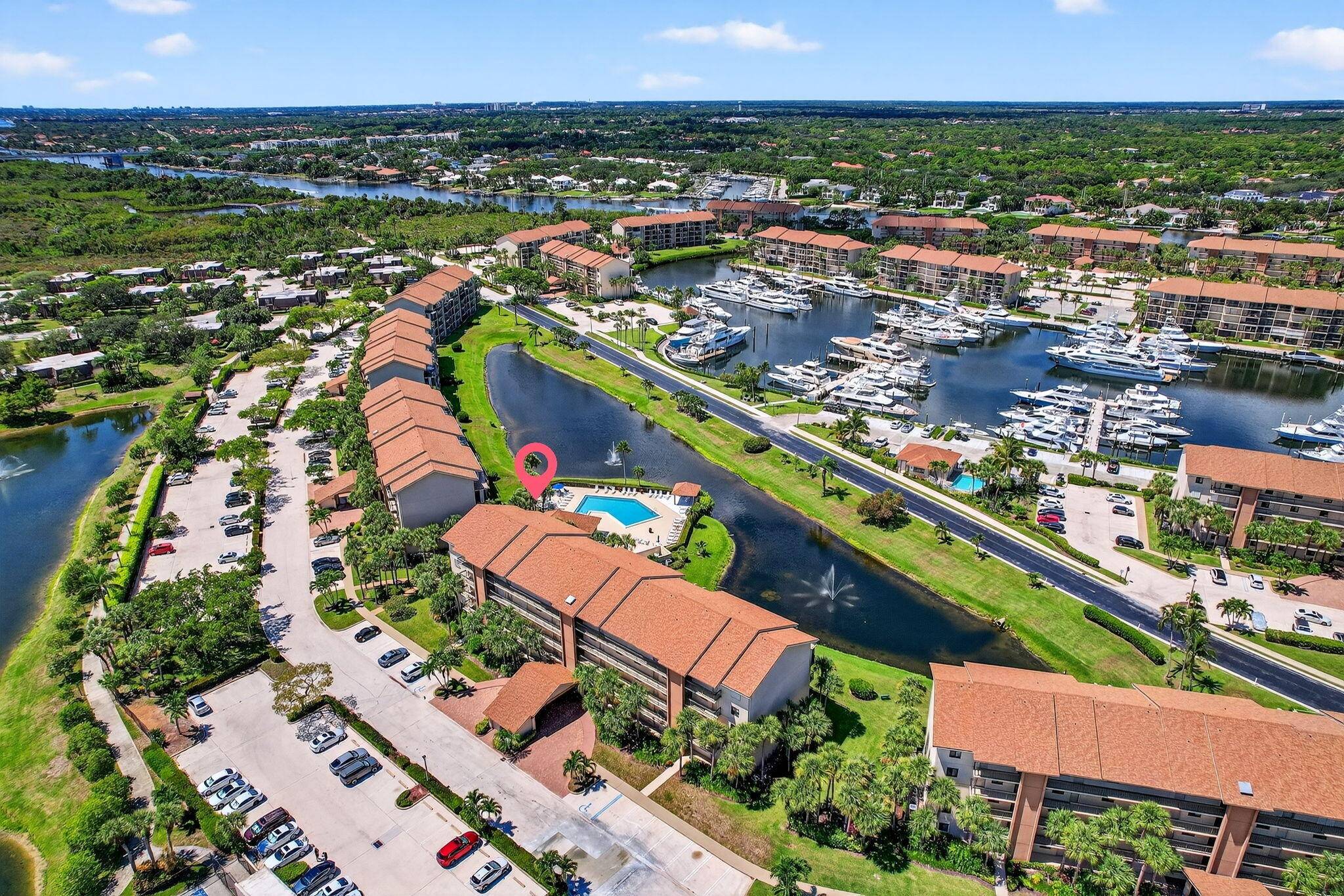 Lovely corner unit 2 2 condo in the Marina at the Bluffs.