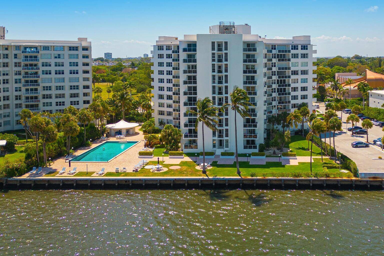 Resort style 2BR 2BA corner unit directly on the Intracoastal !