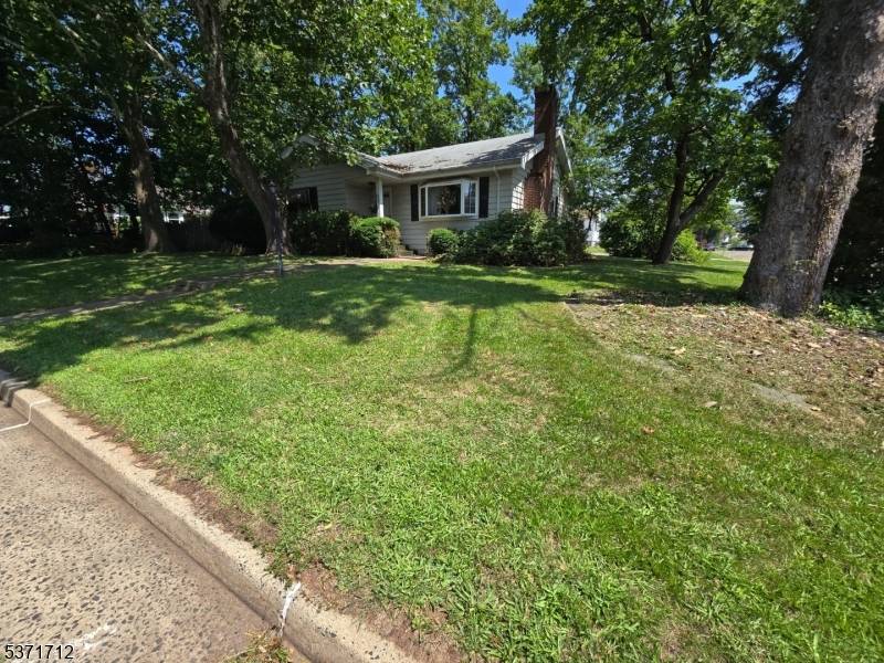 Ranch style home on a large corner lot.