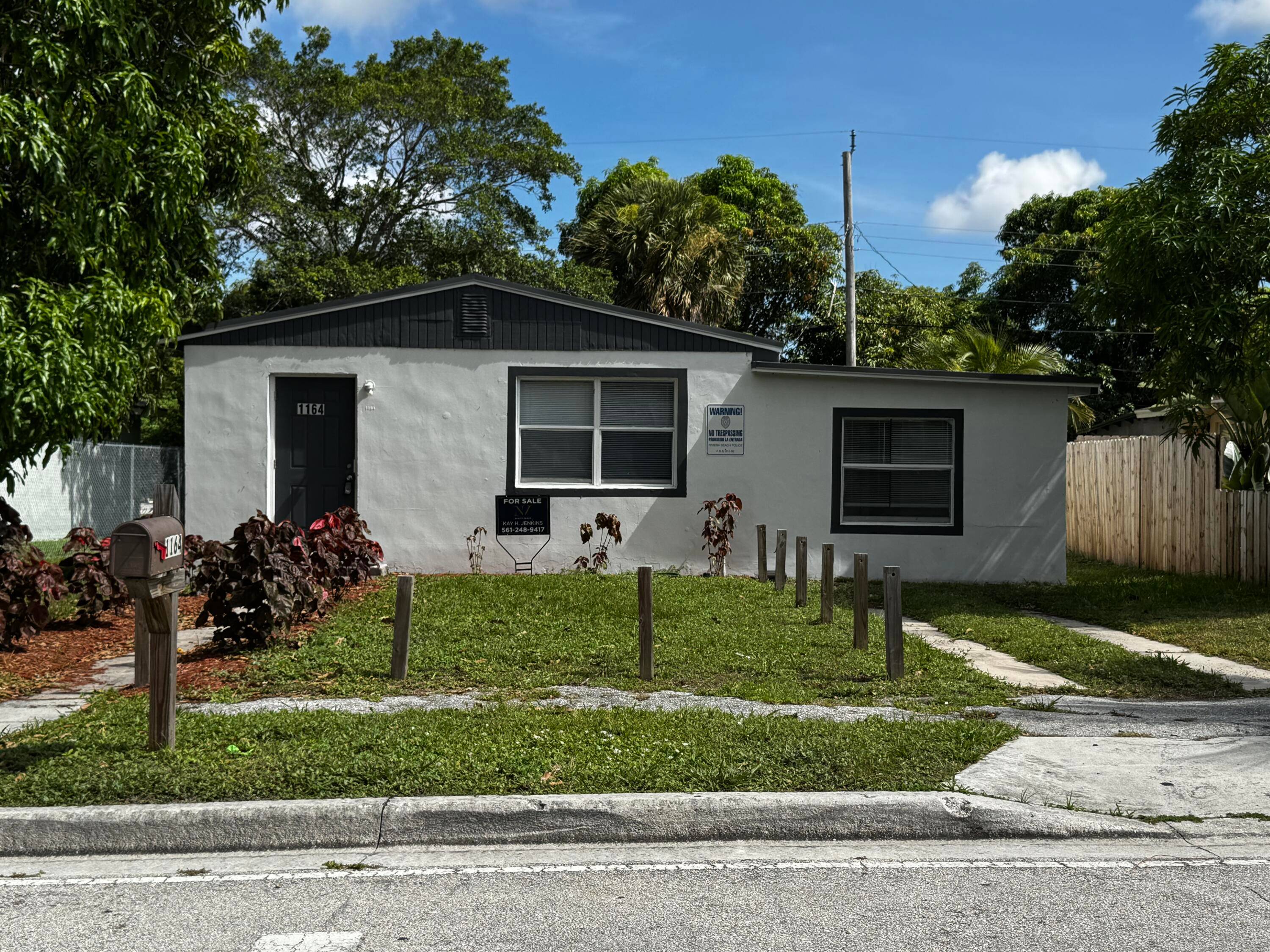 Totally remodeled home with a fenced in yard.