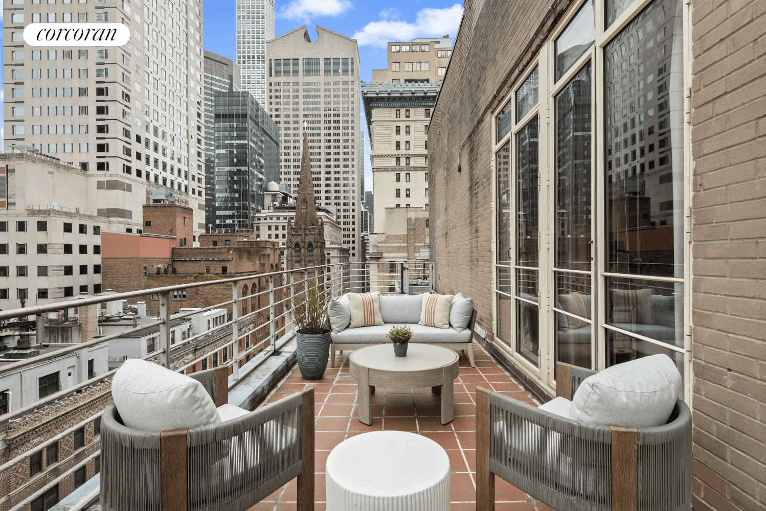 Gracing the prominent Northwest corner of the iconic Rockefeller Apartments at 24 West 55th Street, Penthouse C is a breathtaking 2 bedroom 2 bathroom tour de force, blending the best ...