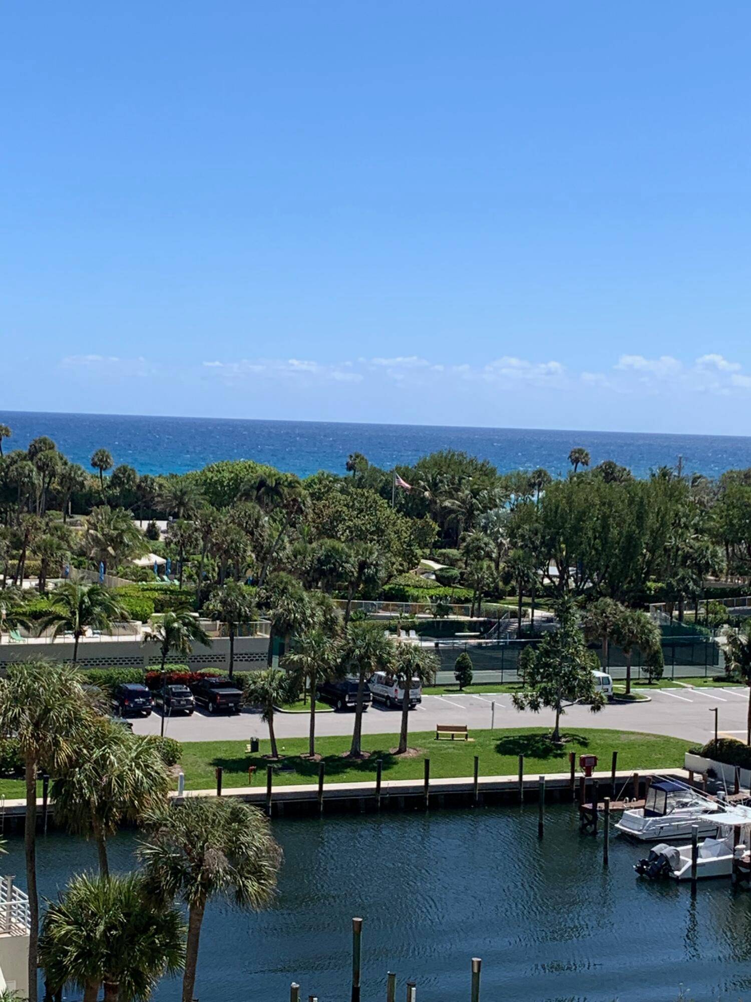 Stunning Ocean, Intracoastal and Marina views, spacious balcony, private beach access.