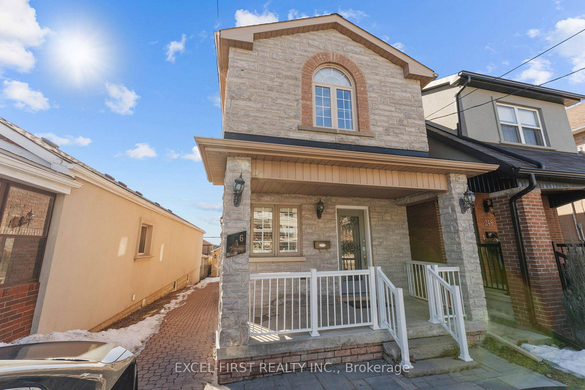 Discover the charm and versatility of 246 Prescott Avenue, a thoughtfully renovated home located in the heart of Torontos Weston Pellam Park community.