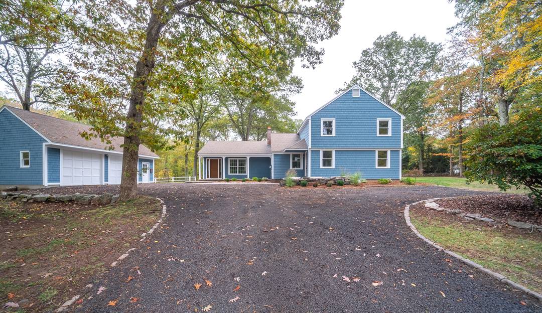 Welcome to 882 Killingworth Road, a beautifully updated 4 bedroom, 3 bath Colonial on 2 acres of serene, picturesque land in central Haddam.